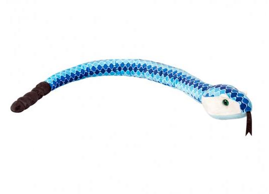 Jucarie moale Sarpe albastru deschis l=110cm ST0802