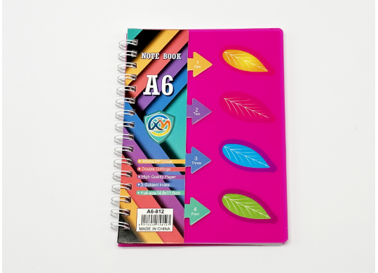 Carnet A6 70foi cu spira 812 ML21-12