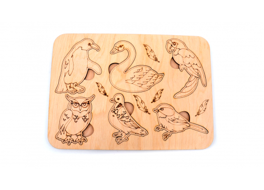 Puzzle din lemn Pasari Salbatice 39148 39148
