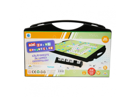 Joc de societate Calatoria in lumea cuvintelor, 108 piese (ro) S00003699