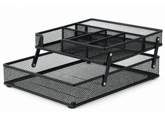 Tavita orizontala plasa metalica 2 sectii (ML130-74) cu mecanism de ridicare RH-7032-B