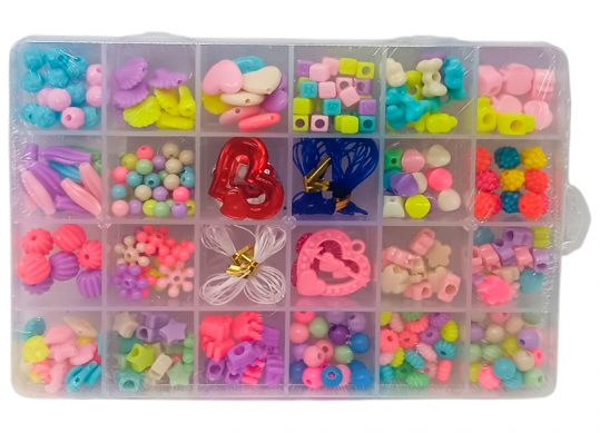 Set creatie cu margele 24 comp.dreptunghiular N094-1