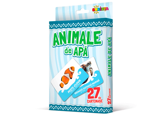 27 de cartonase.Animale de apa PD0798