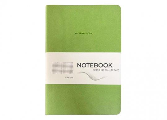 Agenda nedatata A5 96foi cu elastic Olive green ID2206