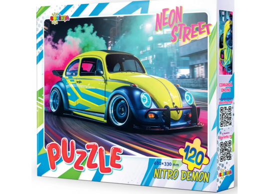 Puzzle 120 buc Neon Street.Nitro Demon PD2624