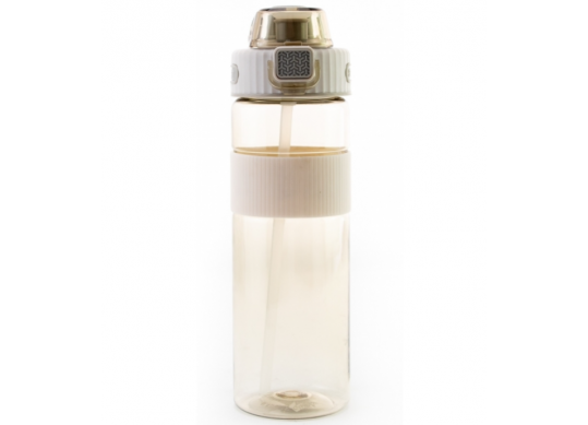 Sticla de apa 1000 ml (Plastic) cu pai O51973