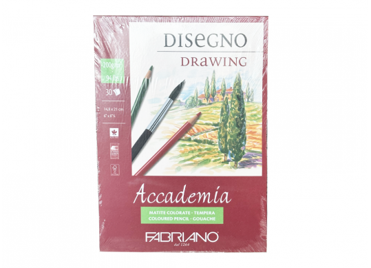 Hirtie bloc 30foi 200g 14.8*21cm Accademia 41201421