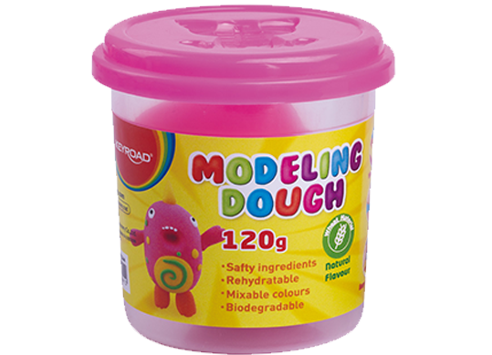 Plastilina Keyroad 1cul*120gr Roz KR972244