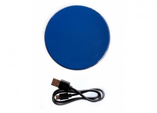 Incarcator wireless Optima 4112, iesire 10W, albastru O74113