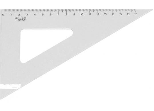 Echer plastic Koh-i-Noor 45/17.7cm KH744150