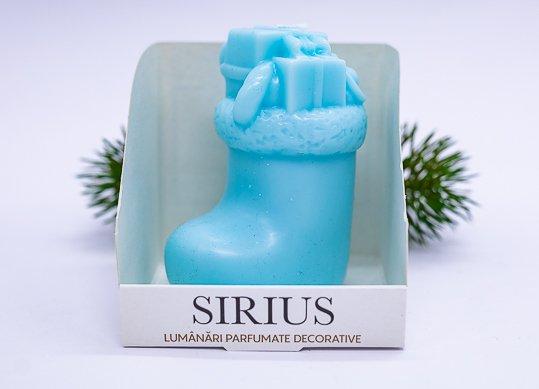 Lumanare parfumata Ciorap de sf.Nicolae 1.5*7cm NY013