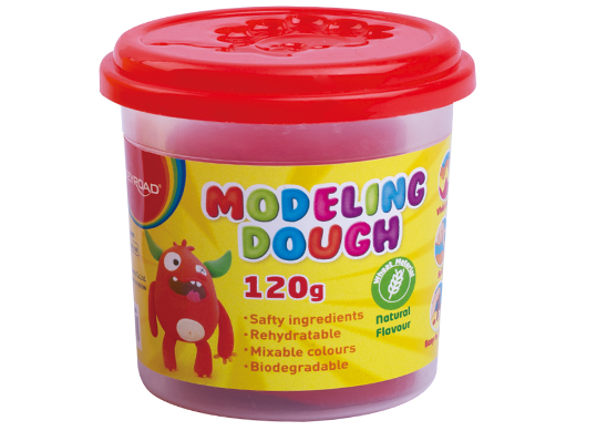 Plastilina Keyroad 1cul*120gr Rosu KR972236