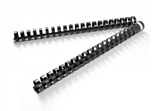 Inele din plastic 16mm negre 21inele (110-130file) 60952