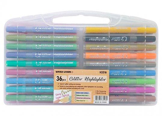 Marker Glitter 36 culori ML50-23(cutie plastic) H3513-36