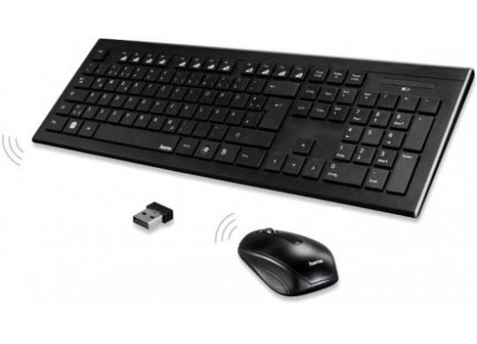 Keyboard + mouse Wireless Hama Cortino, Rus R1050426