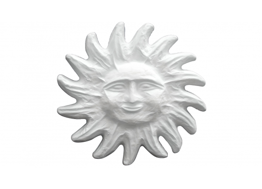 Figurina polistiren 44x44x6,5-Ø 44 cm soare (Sole) OSOLE