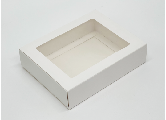 Cutie carton p/u cadou 19.5*15.5*4.7 (cu fereastra)ML32-24 813674