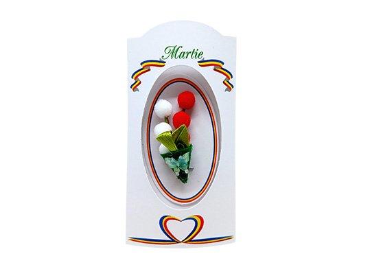Martisor (12.00)(123)2crengute+fluture MR001-123