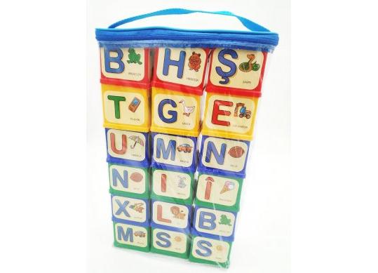Cuburi set Alfabet RO 18buc 15754