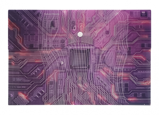 Mapa plic A4 plastic/Mix Lombok LK8551