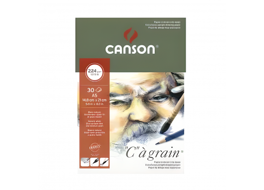 Hirtie bloc Canson Cagrain 30 foi A5+ 224 gr C400060627
