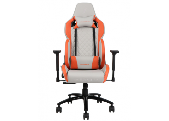 Fotoliu Gaming 1STPLAYER DK2 PRO/ 160kg/  3D armrest/ Gray&Orange DK2 PRO Gray&Orange