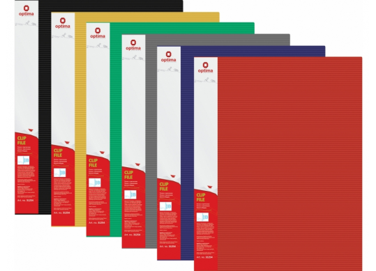 Mapa plastic Clip B Optima O31254