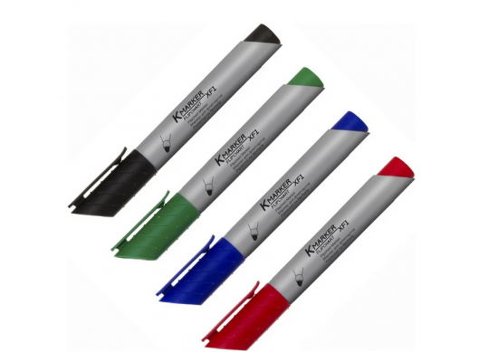 Marker Flipchart Kores Set (virf rotund/4cul) K21344