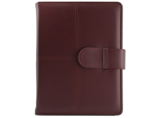 Agenda nedatata A5 de lux Bluette Bordo cu clapa 322BO