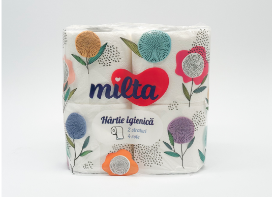 Hirtie igienica Milta/set. 4role 2 str. 008499