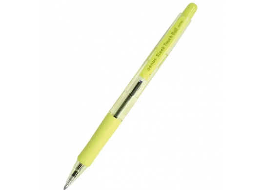 Pix cu mecanism Penac mina albastra 1mm (galben pastel) BA1304-31M