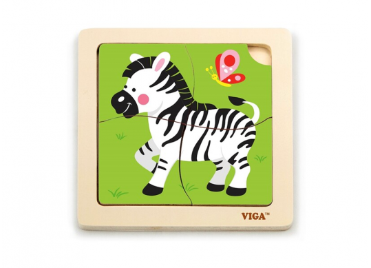 Puzzle din lemn zebra 51317