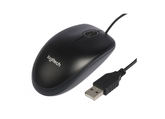 Mouse Wired Logitech M110 , Silent-MID GRAY-USB-N/A-EMEA LO 910-006760