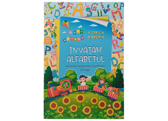 Carte Invatam alfabetul.Caiet p/u grupa mare pregatitoare 5-7ani Z1470