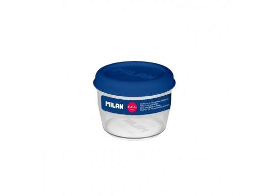 LUNCH-box 0.5L Milan rotunda albatru 642550NTB
