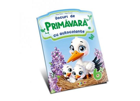 Carte Jocuri de Primavara.Cu autocolante: 6+ PD2853