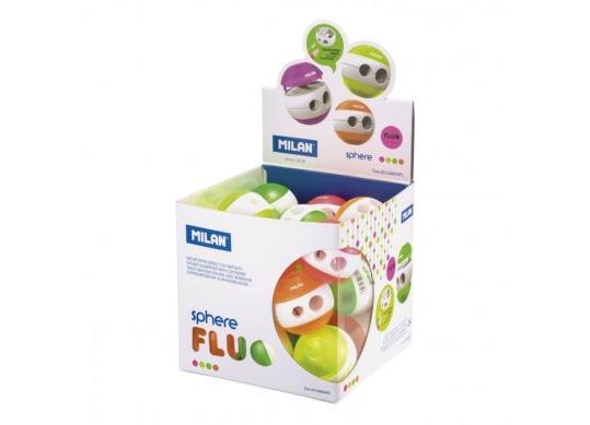 Ascutitoare Milan dubla Sphere Fluo 20156824FL