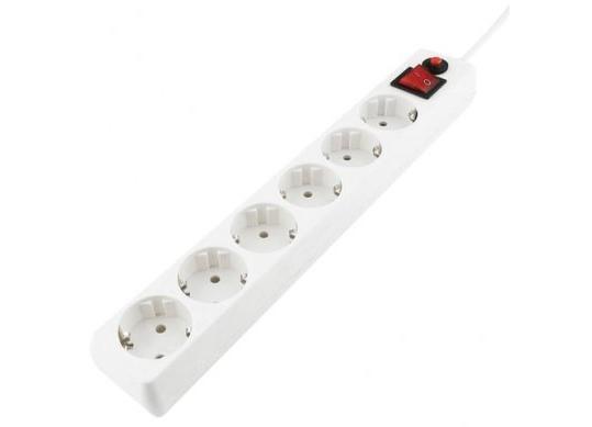 Prelungitor 6 prize, 5m SVEN Optima Surge Protector,children protection, Black 021030