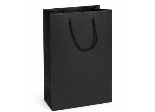 Punga hirtie laminata 22*10*29, BLACK SH55538