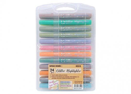 Marker Glitter 24 culori ML50-22(cutie plastic) H3513-24
