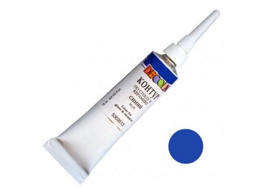Contur acril sticla/ceramica Albastru Decola 18 ml 5303515