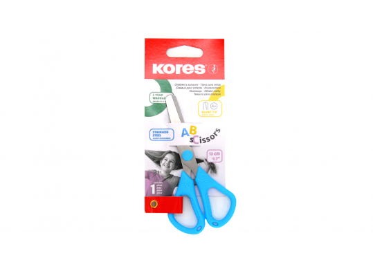 Foarfece copii 12 cm Kores K ABC (miner ergonomic/4+) K35125