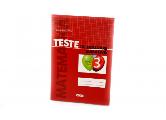 Carte Matematică cl.3 Teste de evaluare sumativă CD5020