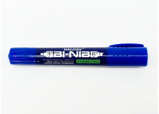 Marker Permanent (dublu/albastru) HJ36TB