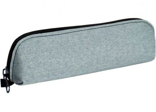 Penar 1 fermoar triunghiular moale, 20,5x5x4cm, gri MX85516