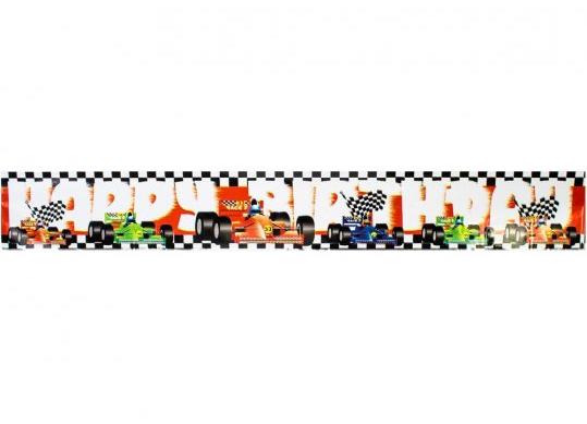 Ghirlanda Baner MAXI Racing Happy Birthday 12.5*360 cm MX430073