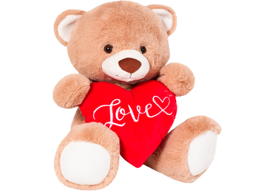 Jucarie moale Ursulet Valentin ST2219