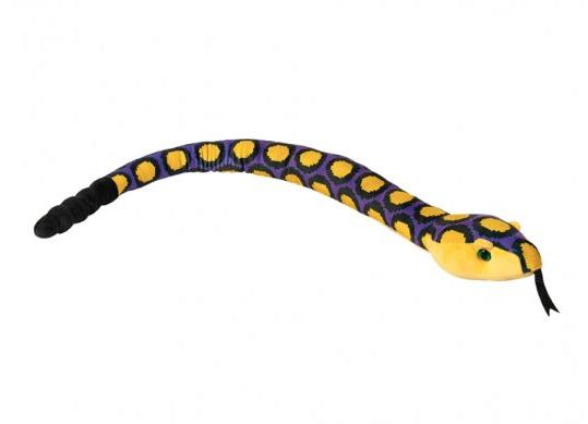 Jucarie moale Sarpe violet cu pete galbene ST0277