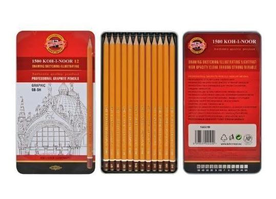 Creion simplu Set Koh-i-Noor 12buc Art (HB-10H) KH1502/I