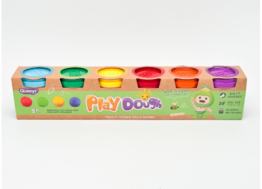 Plastilina Play Dough 6 culori (ML19-3) Qiaoyi 8712